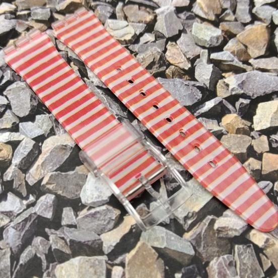 Tali Gganti Jam Tangan Swatch Tali Jam Tali Swatch Karet Motif