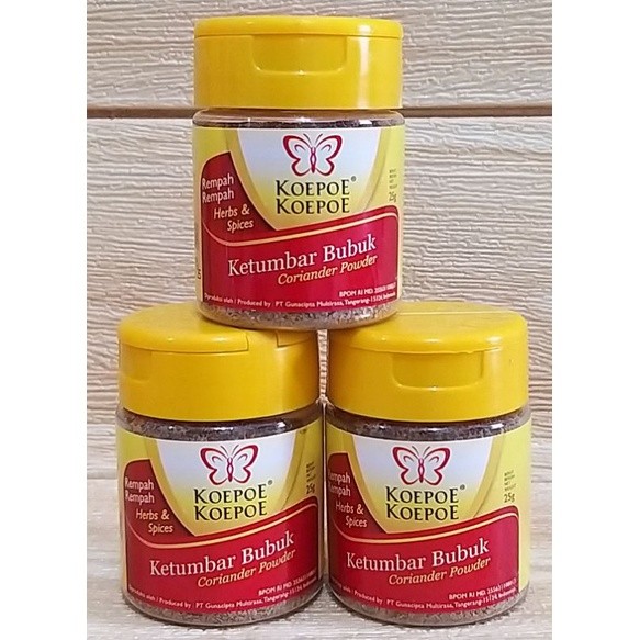 

MURAH Ketumbar Bubuk Koepoe 25gr / Ketumbar Kupu Kupu