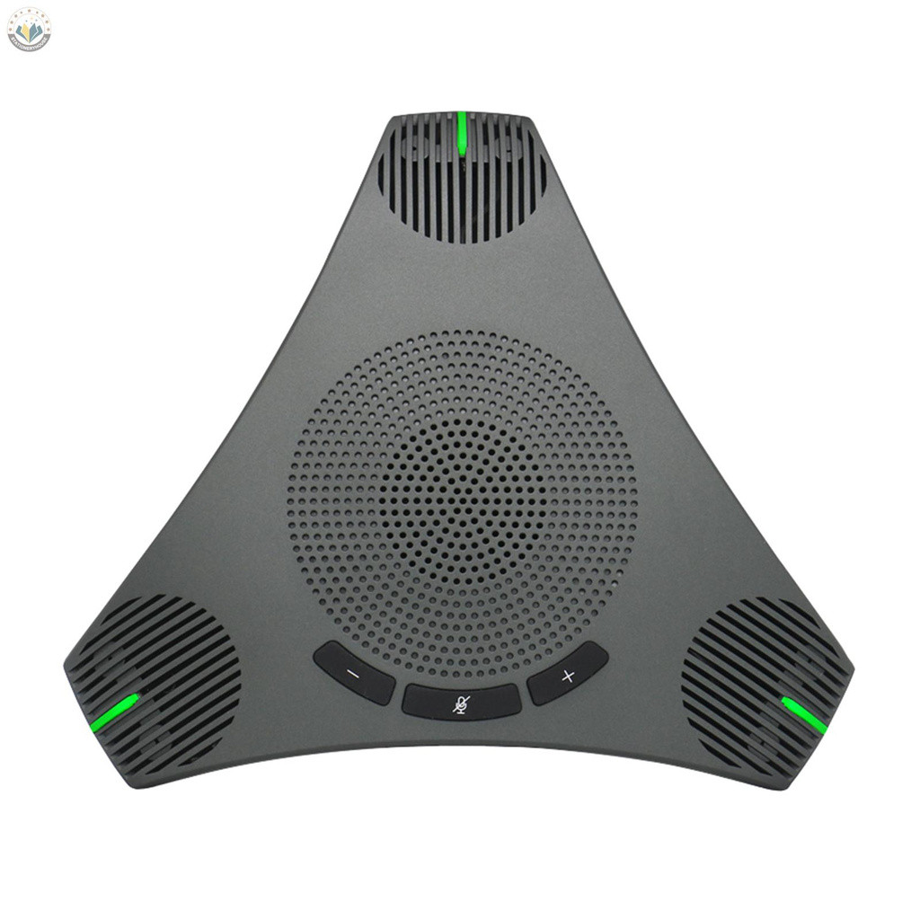 S&H Aibecy Mikrofon Konferensi Speakerphone USB Omnidirectional Mikrofon Komputer 360° Pengambilan S