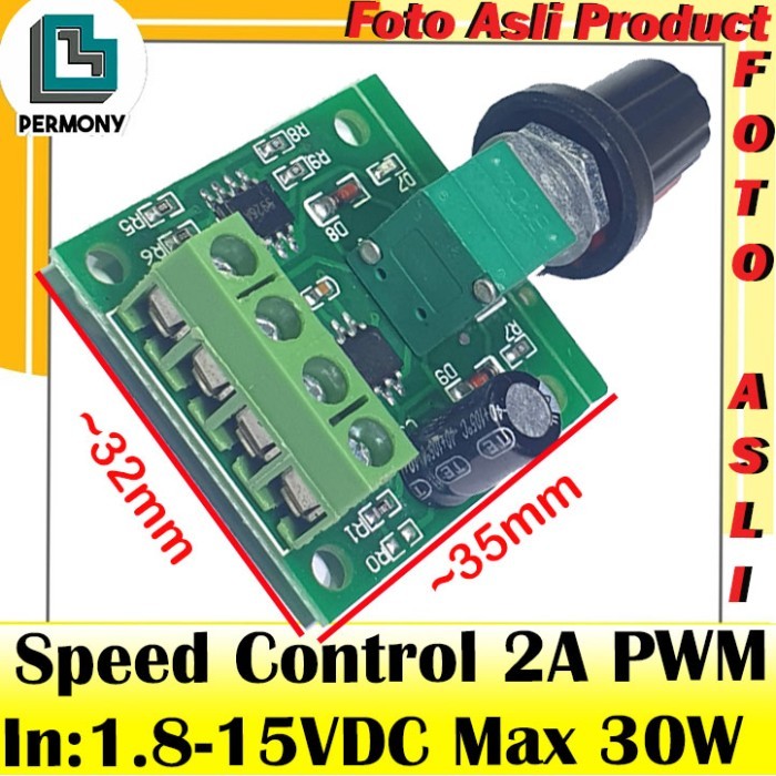 Dc Motor Speed 2A 30W Modul Pwm Module