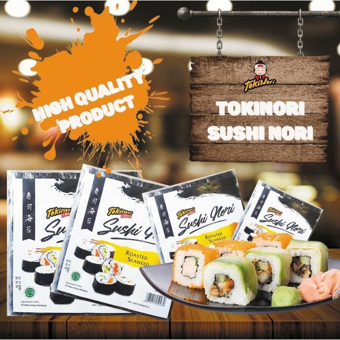

Terlaris SUSHI NORI 50 LEMBAR/SHEET, ROASTED SEAWEED, RUMPUT LAUT PANGGANG SALE