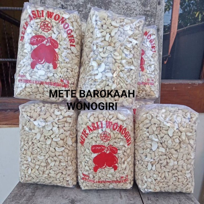 

NEW 1kg netto kacang Mede Mete mentah WONOGIRI PATAHAN BELAH campur PUTIH