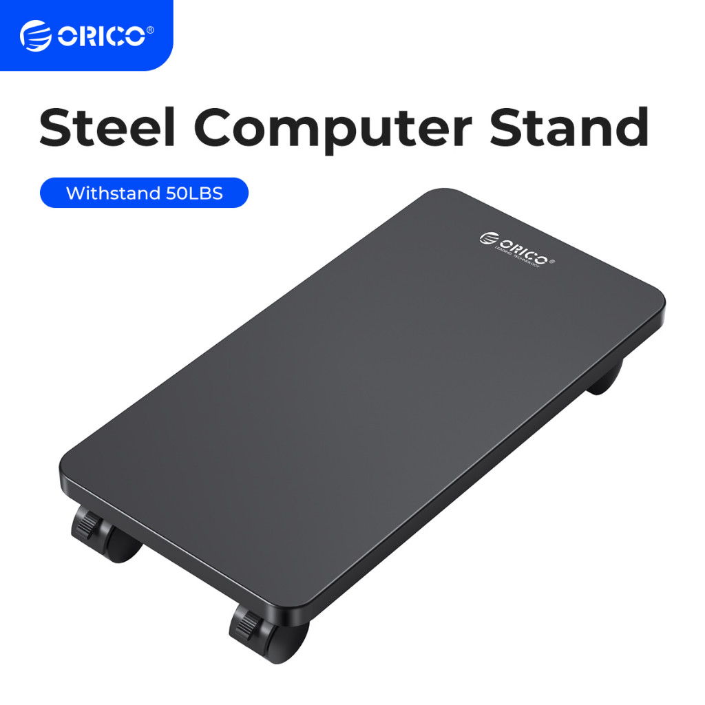 ORICO Dudukan CPU Komputer Seluler dengan Roda Kastor Pengunci Dudukan Vertikal Stabil untuk Casing 