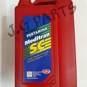 Oli Mesin Pemina Meditran SC Diesel 15W-40 5 Liter