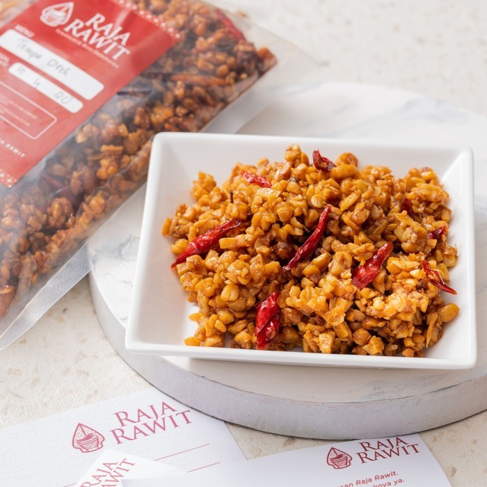 

STOK TERBATAS Raja Rawit - Bundling 2pcs Lauk Kering Keripik Kremesan Tempe Orek