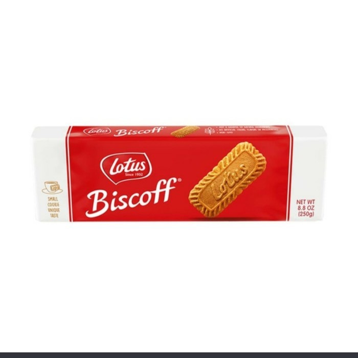 

KOMPLIT LOTUS BISCOFF CARAMELIZED BISCUIT 250 GR ISI 32 BISKUIT KARAMEL