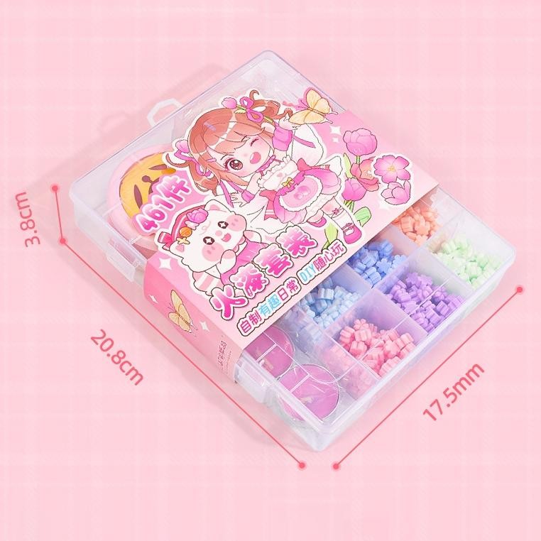 

GA24 DIY Set cat api Wax Seal Set Beads Colorful Lilin Segel Tablet 461PCS/Set Termurah