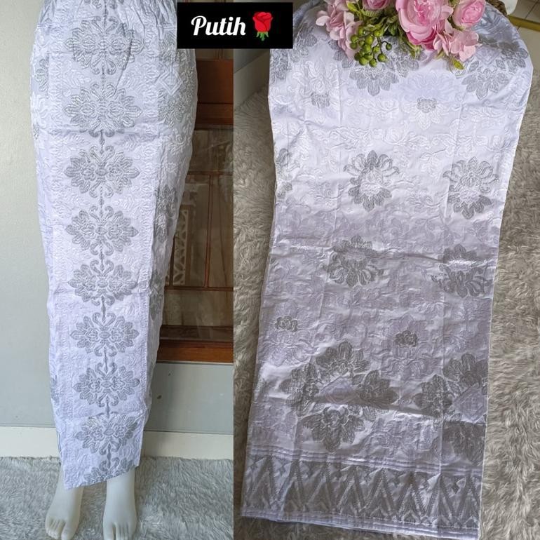 Of14 Kamen jadi bordir strait premium motif terbaru SPECIAL KUNING dan PUTIH motif super cantik dan 