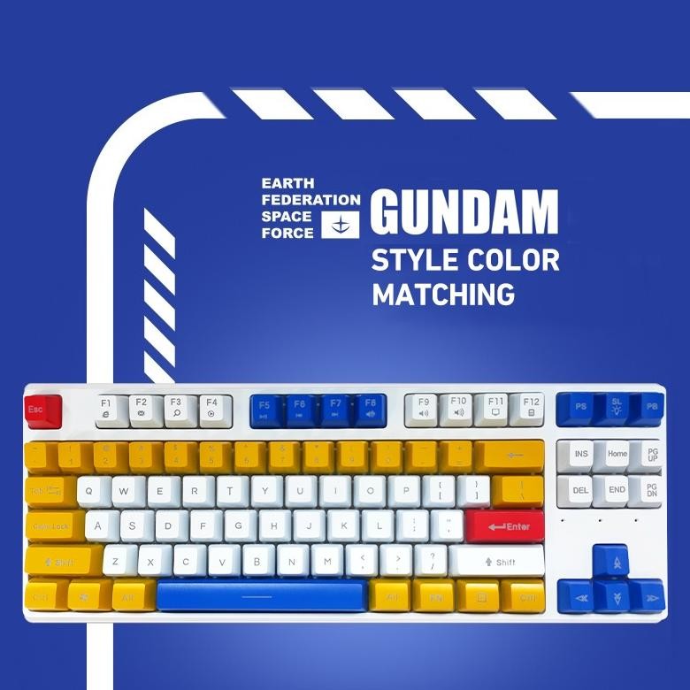 SPECIAL Bonkyo Keyboard 87 key gaming keyboard anime mouse keyboard mouse pad set kabel mouse keyboa