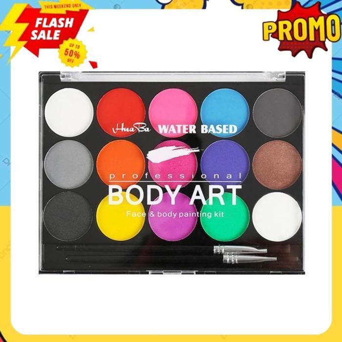 

DISCOUNT FPWC PALET 15 WARNA FACE PAINT WATERCOLOR PAINTING MAKEUP OIL SPECIAL FURUBA