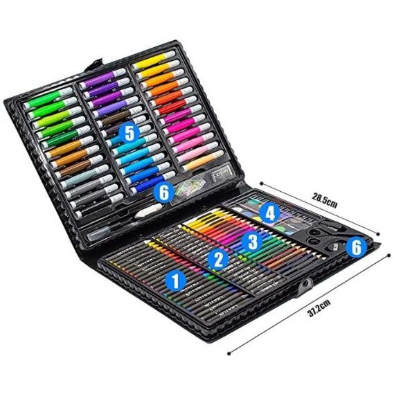 

uk-12 PENSIL WARNA 150 PCS ALAT TULIS SET CRAYON COLOURING SET 150 PCS ART SET ALAT GAMBAR/MEWARNAI Sale