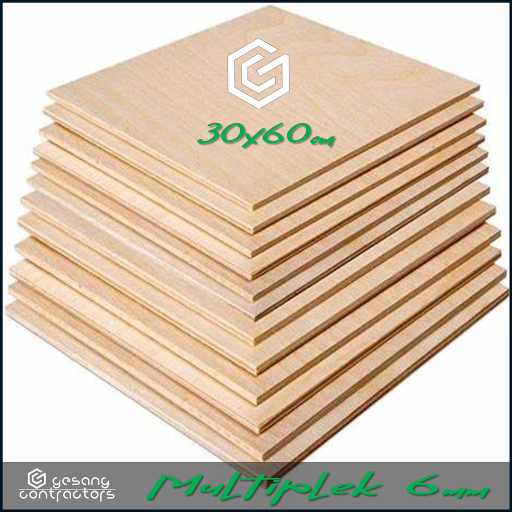 Triplek 6mm 30x60 cm ( Multiplek 6mm | 6 mm | 30x60cm | 60x30cm | 60x30 | 60 x 30 | 30 x 60 cm )