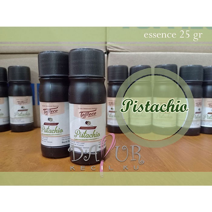 

PRODUK TERBATAS Perisa / Essence / Esen / Esens / Pasta Toffieco Pistachio 25 gr