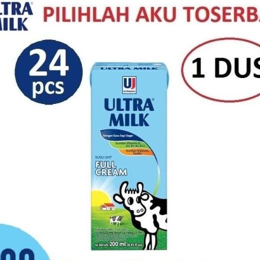 

Susu Ultra Full Cream - 200 Ml - 1 Dus Isi 24 Pcs