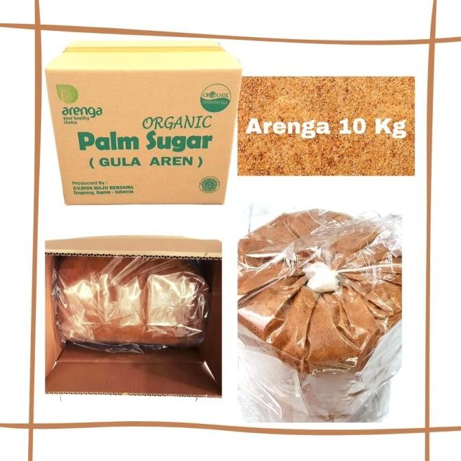 

Organic Palm Sugar/Gula Semut Aren Organik Halal | Arenga | 10kg