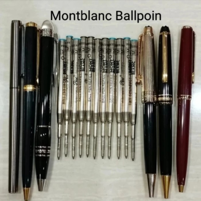 

ISI TINTA REFILL PENA MONT BLANC MEISTERTUCK NOBLESS BOHEME TINTA GANTI