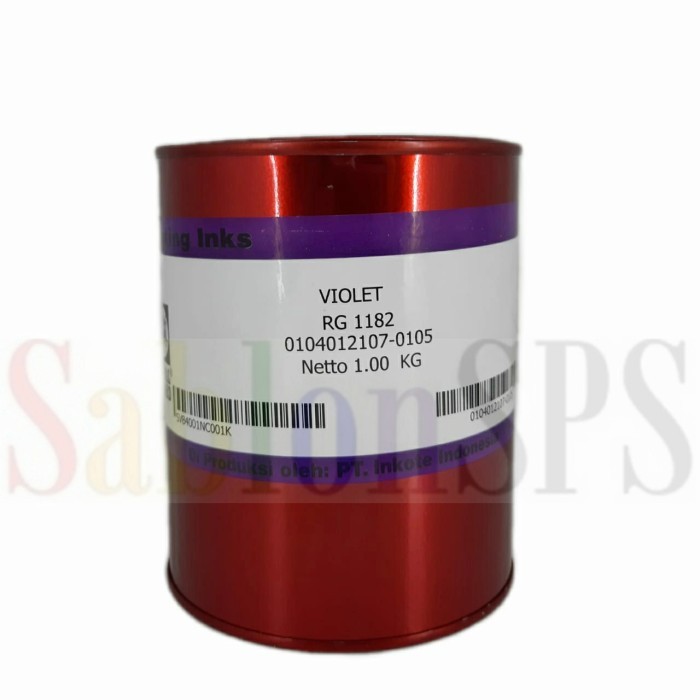

TINTA RG 1182 VIOLET CAT SABLON BASIS MINYAK ROYAL GUARD 1KG