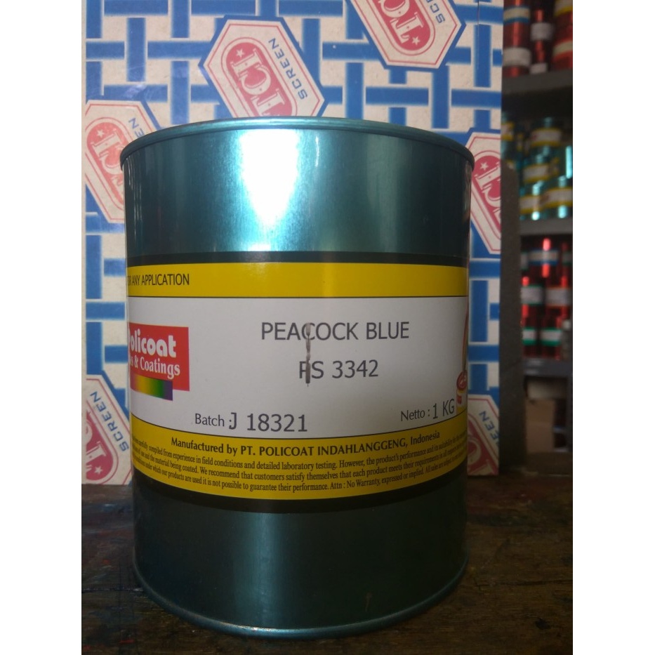 

TINTA SABLON PVC POLICOAT PEACOCK BLUE (BIRU MUDA)