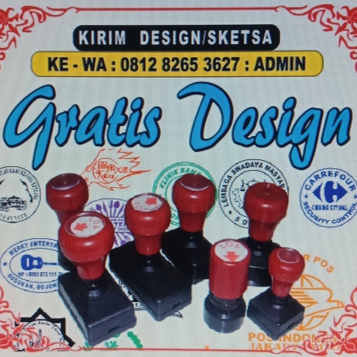 

STEMPEL FLASH + BONUS TINTA 1 BOTOL 5MM