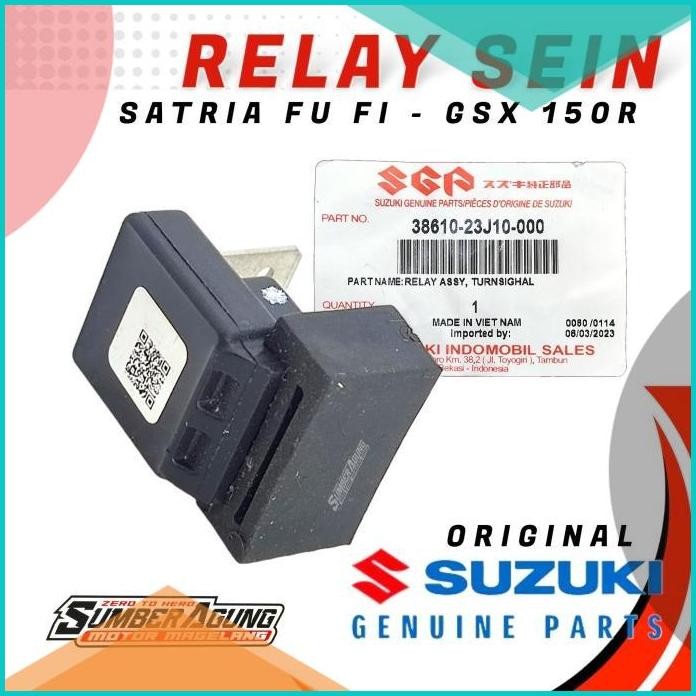 RELAY FLASHER SEIN SUZUKI SATRIA FU FI INJEKSI GSX 150R ORIGINAL SGP