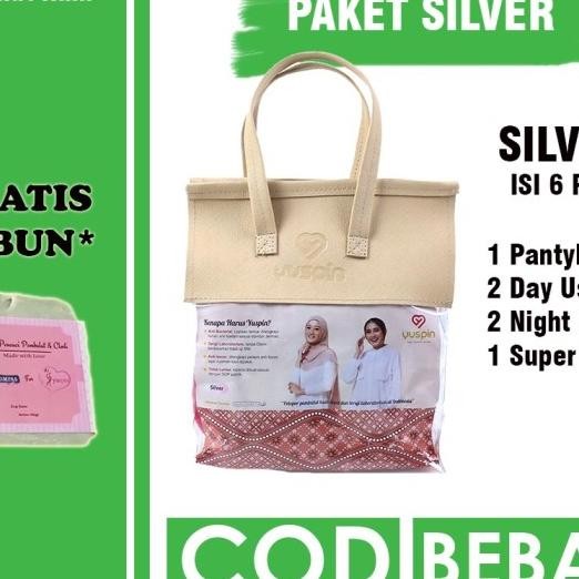 Pembalut Kain Cuci Ulang Yuspin Kesehatan Kewanitaan Komplit