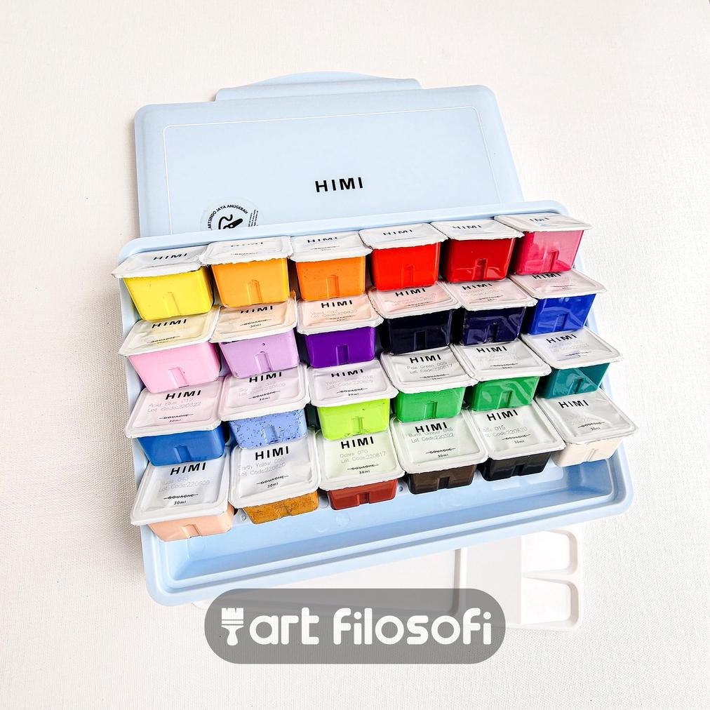 

gs-56 Miya Himi Gouache 24x30ml | Cat Air Gouache Hemat