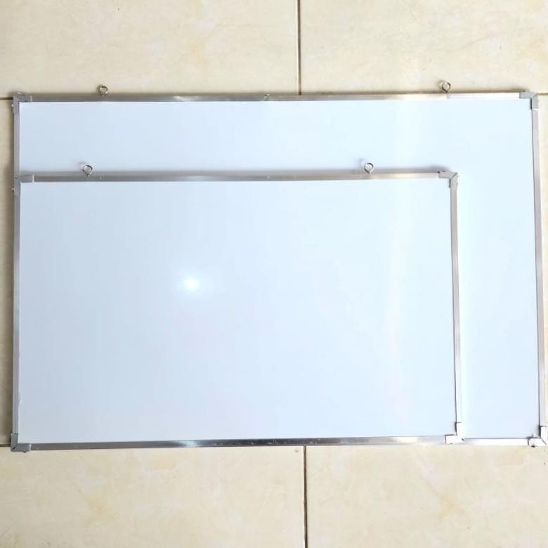 

wwr-76 Papan Tulis Putih Gantung White Board 40x60 30x50 cm Timbal Balik Kapur Multifungsi - Dapur Karya Mdn Original