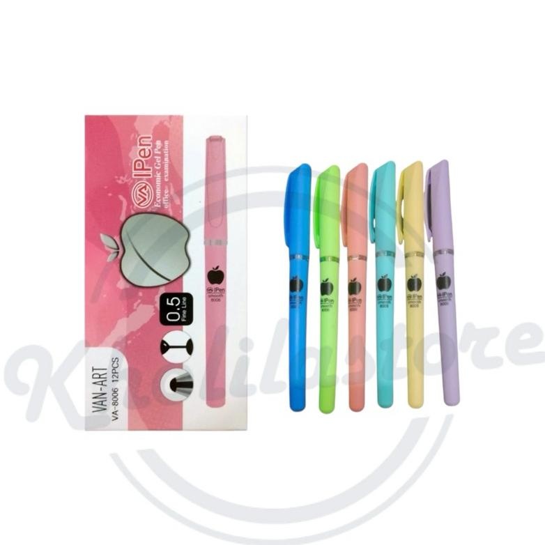 

Pulpen Gel Apple Apel Van Art isi 12 pcs LARIS