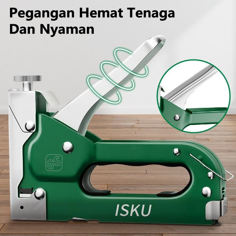 

Promo Spesial!! ISKU Staple Gun/Staples Tembak 3 in 1 3 Jenis Staples /Alat Perkakas acker Stapler Staples Perekat Powerfull Terlaris