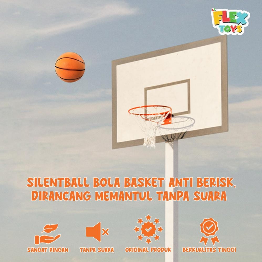 GB29 Mainan Bola Basket Anak Size 5 - Sillent Ball Bola Basket Kedap Suara - Bola Basket Outdoor - B