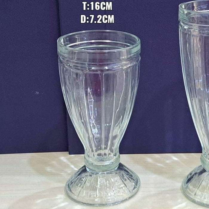$$$$] Gelas Jus Kaca Beling Besar Minum Es Jeruk Teh Lemon Tea Kopi Cafe
