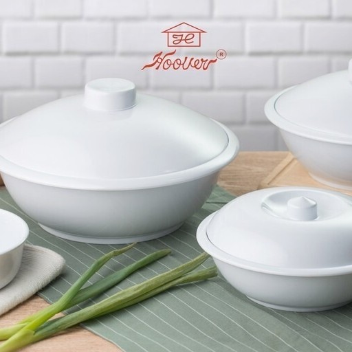 ] Mangkok Sayur Mangkok Hoover Mangkok Melamin Basi Tutup Besar