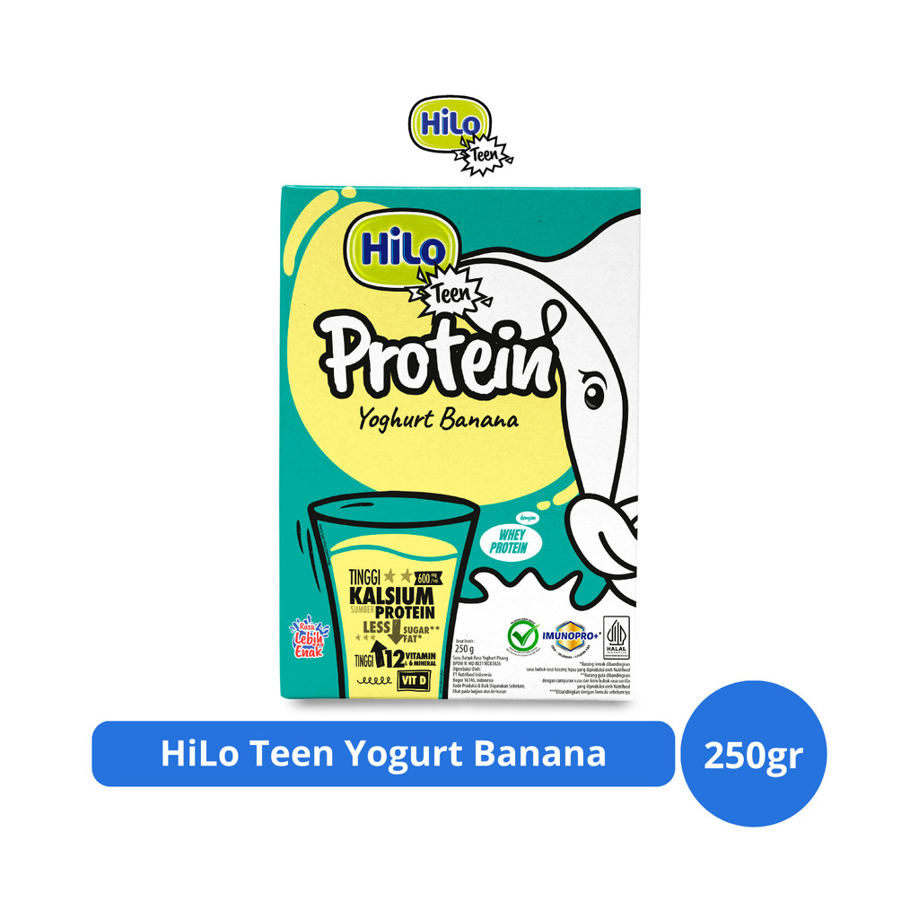 

HiLo Teen Protein Yoghurt Banana 250gr