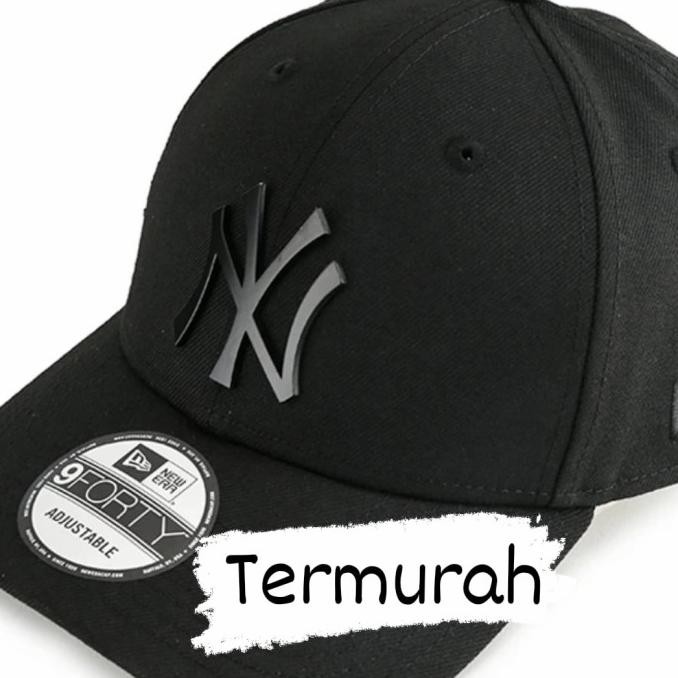 TOPI SNAPBACK TOPI NEW ERA NYC METAL BLACK DOVE 9FORTY ORIGINAL