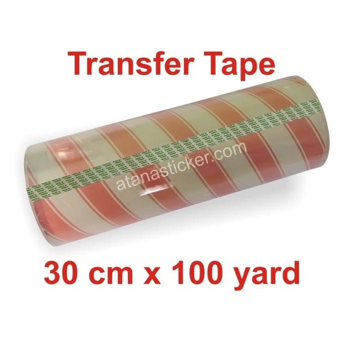 

Transfer Tape / Masking Sticker Clear Application Tape Lebar 30 cm 14