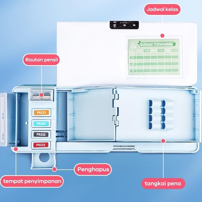 

Un04 Matougui Kotak alat tulis multifungsi berpenampilan tinggi dengan banyak pola dan kotak alat tulis berlapis ganda Murah