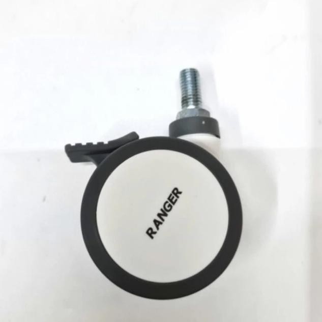 [ Bv ] Roda Hospital/Bed Pasien/Twin Wheel 3 Inch Srew Rem/Brake/Hidup+Rem