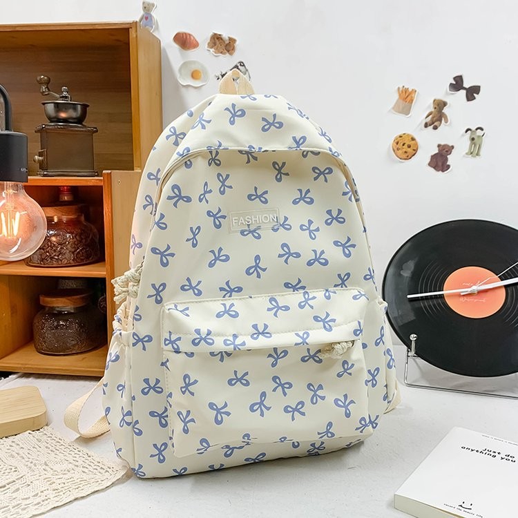 Tas Sekolah Pita Gaya Feminin Lucu Ransel Impor Korea Tas Bahu Tas Tangan Siswa Sekolah Menengah Per