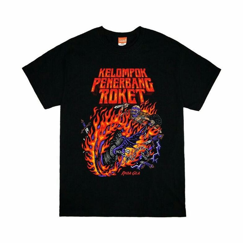 Terviral Kelompok Penerbang Roket Roda Gila \ Kaos Band \ Kaos Musik