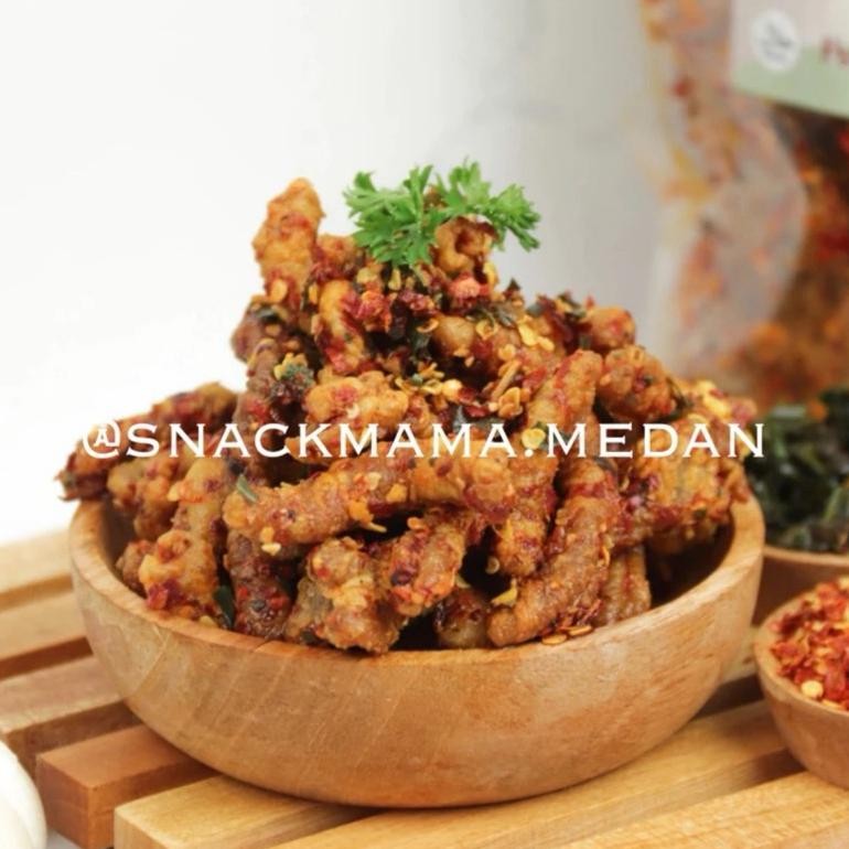 

10.10 [500Gr] Keripik Usus Crispy Pedas Daun Jeruk | Snackmama Murah