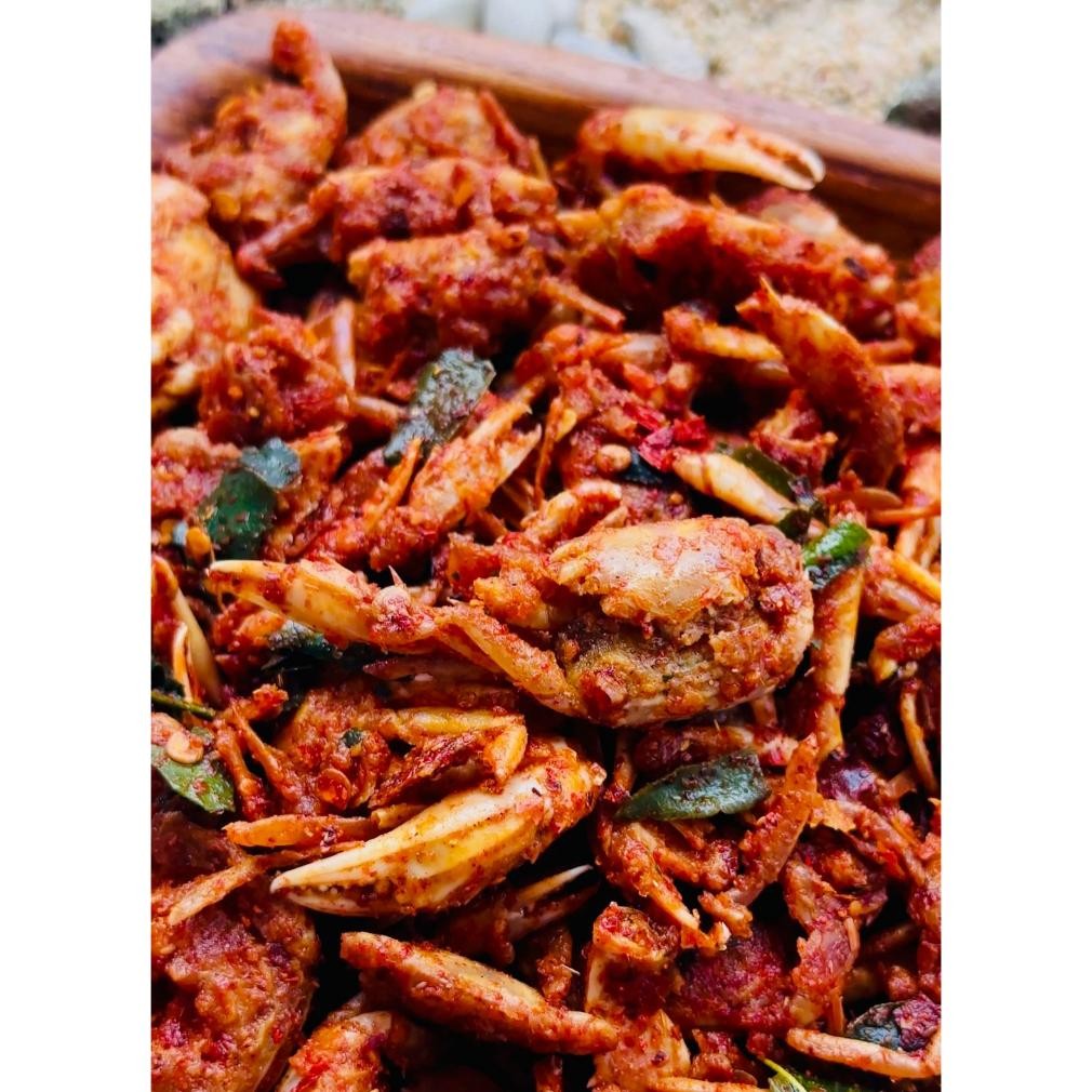 

10.10 Baby Crab Crispy Pedas Daun Jeruk 500Gr Ngabret Premium