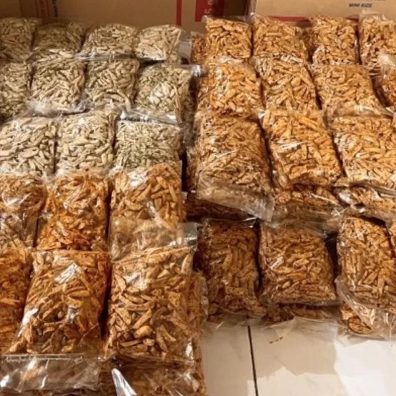 

Original Basreng Pedas Viral Daun Jeruk 1Kg Kemasan Pouch Basreng Daun Jeruk Premium