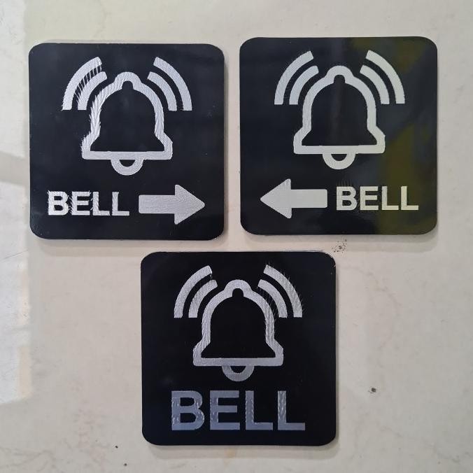 

Bell Kotak 10Cm X 10Cm Sistem Tempel Double Tape - Acp Grafir