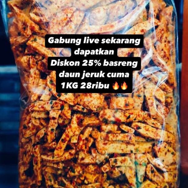 

Discount (1Kg) Basreng Pedas Cikruh Daun Jeruk Khas Basreng Medok High Quality