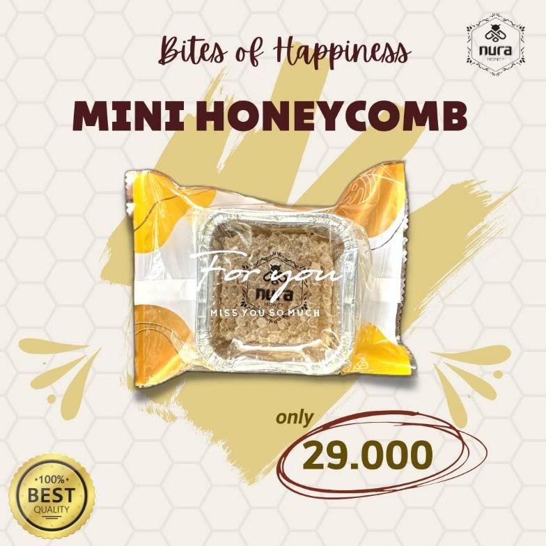 

Terpercaya Mini Honeycomb 80Gram / Sarang Madu Melifera/ Sarang Madu Asli Murni / Nurahoney / Nura Honey Murah