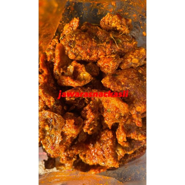 

Terpercaya Kulit Crispy Pedas Cikruh Jawara 250Gr / Kripik Kulit Bumbu Melimpah Ruah High Quality