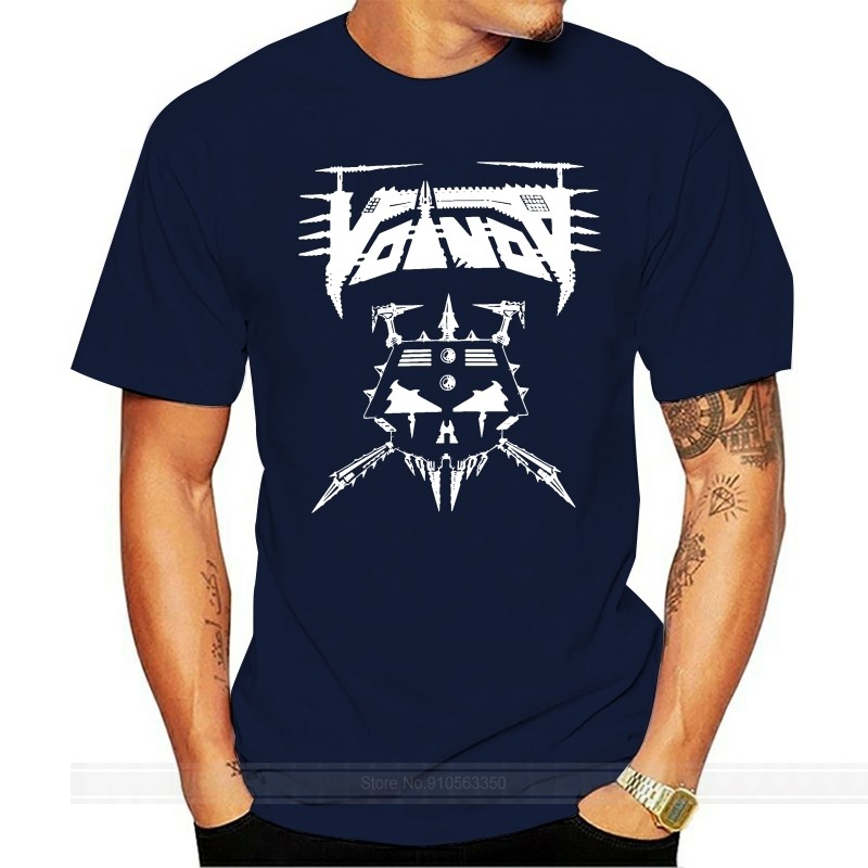 Kaos hitam cotton T-shirt VOIVOD SKULL THRASH PROGRESSIVE METAL KING CRIMSON CORONER BLACK NEW T-SHI