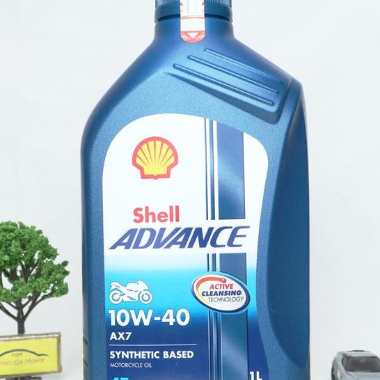 Oli Shell 4T 10W-40 Ax7 1L - Oli Motor Shell Ax7