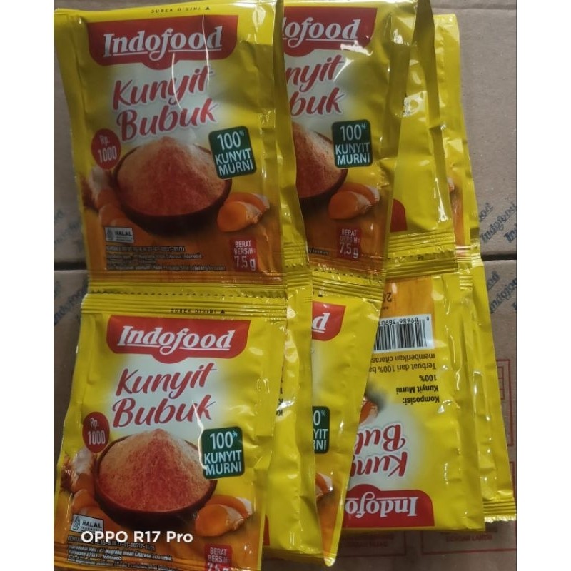 

Kunyit Bubuk Indofood 7.5G Per Renceng - Kraton Tanjung Mart