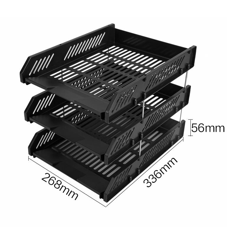 

COD Deli File Tray / Rak File Susun Bahan Plastik 2/3 Tingkat E920X fgk-24